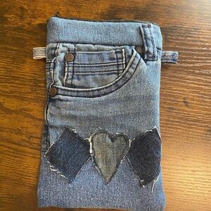 Blue Denim Women's mini clutch